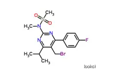 5-(BROMOMETHYL)-4-(4-FLUOROPHENYL)-6-ISOPROPYL-2-(METHYL(MET HYLSULFONYL)AMINO)PYRIMIDINE    Pyrimidine derivatives  CAS NO.799842-07-2