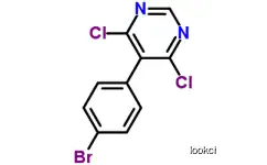 PYRIMIDINE,5-(4-BROMOPHENYL)-4,6-DICHLORO   Pyrimidine derivatives  CAS NO.146533-41-7