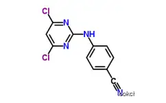 4-(4,6 DICHLORO-2-PYRIMIDINYL)AMINO)BENZONITRILE   Pyrimidine derivatives CAS NO.329187-59-9