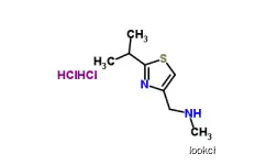 2-ISOPROPYL-4-(((N-METHYL) AMINO) METHYL)THIAZOLE DIHYDROCHLORIDE  Thiazole derivatives  CAS NO. 1185167-55-8