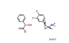 (1R,2S)-2-(3,4-Difluorophenyl)cyclopropanaminium (2R)-hydroxy(phenyl)ethanoate  Ticagrelor CAS NO.376608-71-8