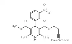 2,6-dimethyl-4-(3-nitrophenyl)-5-methoxycarbonyl-1,4-dihydropyridine-3-carboxylic acid 2-cyanoethyl ester  Benidipine  CAS NO.75130-24-4