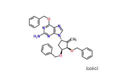 9-[(1S,3R,4S)-2-Methylene-4-(phenylmethoxy)-3-[(phenylmethoxy)methyl]cyclopentyl]-6-(phenylmethoxy)-9H-Purin-2-amine Entecavir hydrate  CAS NO.204845-95-4
