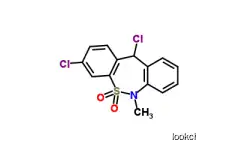 3,11-Dichloro-6,11-dihydro-6-methyldibenzo[c,f][1,2]thiazepine 5,5-dioxide  CAS NO.26638-66-4