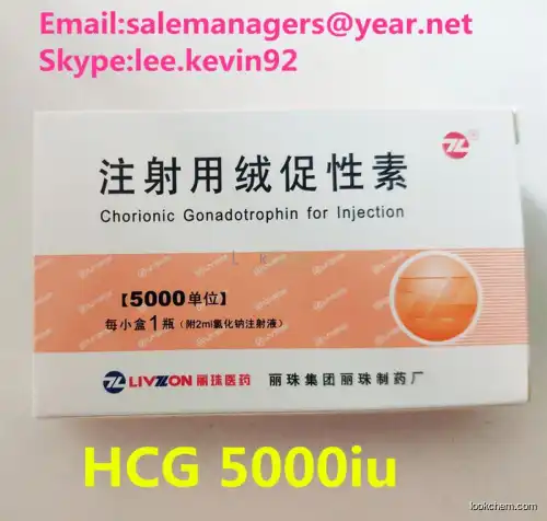 Medicine Grade Purity 99% HCG Human Chorionic Gonadotropin 5000iu*10vials