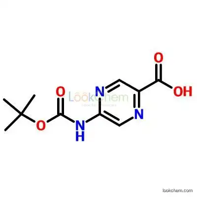 5-BOC-AMINO-PYRAZINE-2-CARBOXYLIC ACID 891782-63-1