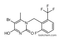 5-bromo-1-(2-fluoro-6-(trifluoromethyl)benzyl)-4-hydroxy-6-methylpyrimidin-2(1H)-one