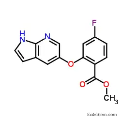 Methyl 4-fluoro-2-(1H-pyrrolo[2,3-b]pyridin-5-yloxy)benzoate