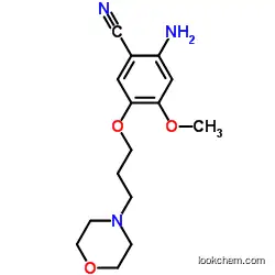 2-amino-4-methoxy-5-(3-morpholinopropoxy)benzonitrile