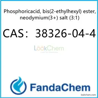 Phosphoricacid, bis(2-ethylhexyl) ester, neodymium(3+) salt (3:1) cas  38326-04-4 from fandachem