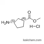 methyl(1R,3S)-3aminocyclopentane-1-carboxylate,hydrochloride cas no 180196-56-9