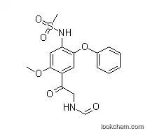 High purity METHANESULFONAMIDE,N-[4-[(FORMYLAMINO)ACETYL]-5-METHOXY-2-PHENOXYPHENYL] CAS NO.:149456-98-4  fresh stock