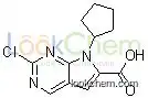 2-chloro-7-cyclopentyl-7H-pyrrolo[2,3-d]pyrimidine-6-carboxylicacid