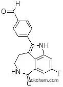 4-(8-fluoro-6-oxo-3,4,5,6-tetrahydro-1H-azepino[5,4,3-cd]indol-2-yl)benzaldeyde