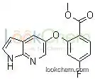Methyl2-[(1H-pyrrolo[2,3-b]pyridin-5-yl)oxy]-4-fluorobenzoate