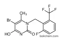 5-Bromo-1-(2-fluoro-6-trifluoromethyl-benzyl)-6-methyl-1H-pyrimidine-2,4-dione