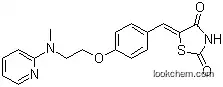 5-[[4-[2-(methyl-2-pyridinylamino)ethoxy]phenyl]methylene]-2,4-thiazolidinedione
