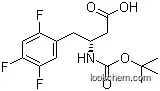 (3R)-3-(1,1-dimethylethoxycarbonyl)amino-4-(2,4,5-trifluorophenyl)butanoicacid；Boc-(R)-3-Amino-4-(2,4,5-trifluorophenyl)butanoicacid