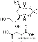 2-((3aR,4S,6R,6aS)-6-amino-2,2-dimethyltetrahydro-3aH-cyclopenta[d][1,3]dioxol-4-yloxy)ethanolL-tataricacid