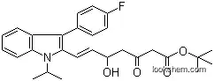 (E)-(±)-7-[3-(4-Fluorophenyl)-1-(1-methylethyl)-1H-indol-2-yl]-5-hydroxy-3-oxo-6-heptenoicacid1,1-dimethylethylester