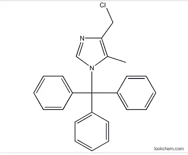 4-(Chloromethyl)-5-methyl-1-(triphenylmethyl)-1H-imidazole, CAS 106147-85-7