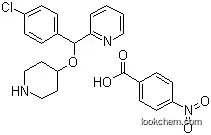 2-[(4-chlorophenyl)-piperidin-4-yloxymethyl]pyridine,4-nitrobenzoatesalt(1:1)