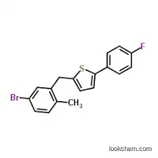 High quality 2-[(5-bromo-2-methylphenyl)methyl]-5-(4-fluorophenyl)thiophene CAS: 1030825-20-7 99%min--(5-Bromo-2-methylbenzyl)-5-(4-fluorophenyl)thiophene