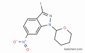 High quality 3-iodo-6-nitro-1-(oxan-2-yl)indazole CAS: 886230-74-6 98%min-3-iodo-6-nitro-1-(oxan-2-yl)indazole