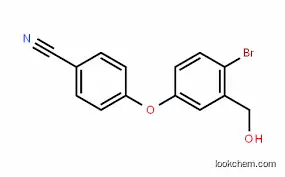 High quality 4-(4-bromo-3-(hydroxyMethyl)phenoxy)benzonitrile CAS: 906673-45-8 99%min-2-bromo-5-(4-cyanophenoxy)benzyl alcohol