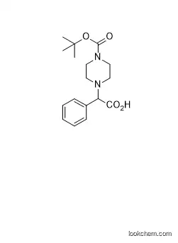 2-(4-(tert-butoxycarbonyl)piperazin-1-yl)-2-phenylacetic acid