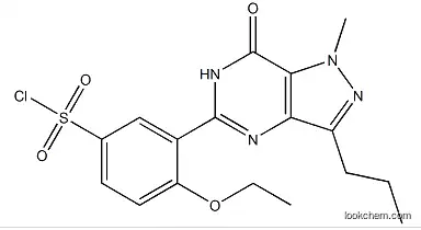 best price 99% 5-(5-Chlorosulfonyl-2-ethoxyphenyl)-1-methyl-3-propyl-1,6-dihydro-7H-pyrazolo[4,3-d]pyrimidin-7-one CAS:139756-22-2