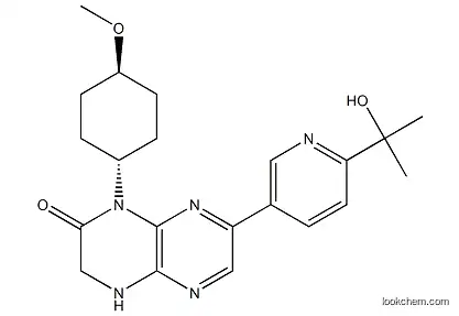 7-(6-(2-hydroxypropan-2-yl)pyridin-3-yl)-1-((1r,4r)-4-methoxycyclohexyl)-3,4-dihydropyrazino-[2,3-b]pyrazin-2(1H)-one,1228013-30-6
