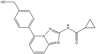 N-(5-(4-(hydroxymethyl)phenyl)-[1,2,4]triazolo[1,5-a]pyridin-2-yl)cyclopropanecarboxamide