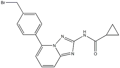 N-(5-(4-(bromomethyl)phenyl)-[1,2,4]triazolo[1,5-a]pyridin-2-yl)cyclopropanecarboxamide