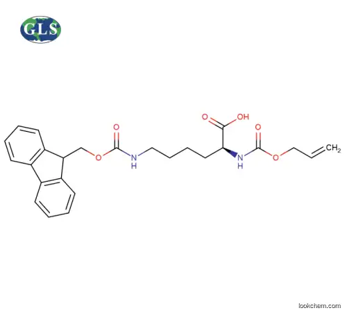 Alloc-Lys(Fmoc)-OH, N-alpha-Allyloxycarbonyl-N-Epsilon-2-Fmoc-L-Lysine, MFCD09263339