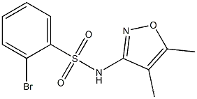 2-broMo-N-(4,5-diMethylisoxazol-3-yl)benzenesulfonaMide