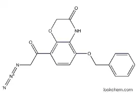 8-(2-azidoacetyl)-5-(benzyloxy)-2H-benzo[b][1,4]oxazin-3(4H)-one,1035229-34-5