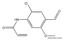 N-(2-chloro-4-formyl-5-methoxyphenyl)acrylamide,1251456-87-7