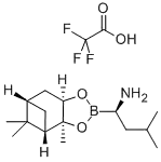 (R)-3-Methyl-1-[(3aS,4S,6S,7aR)-3a,5,5-trimethylhexahydro-4,6-methano-1,3,2-benzodioxaborol-2-yl]-1-butanamine 2,2,2-Trifluoroacetate