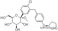 Methyl 1-C-[4-chloro-3-[[4-[[(3S)-tetrahydro-3-furanyl]oxy]phenyl]methyl]phenyl]-alpha-D-glucopyranoside
