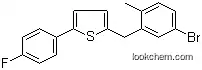 2-(5-bromo-2-methyl-benzyl-(5-fluorophenyl)thiophene