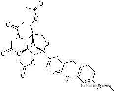 (1R,2S,3S,4R,5S)-1-(acetoxymethyl)-5-(4-chloro-3-(4-ethoxybenzyl)phenyl)-6,8-dioxabicyclo[3.2.1]octane-2,3,4-triyltriacetate
