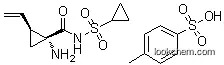 (1R,2S)-1-Amino-N-(cyclopropylsulfonyl)-2-ethenylcyclopropanecarboxamide 4-methylbenzenesulfonate