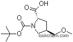 2S,4S)-4-(Methoxymethyl)-1,2-pyrrolidinedicarboxylic acid 1-(1,1-dimethylethyl) ester