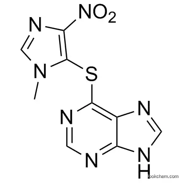 CAS:446-86-6 6-((1-Methyl-4-nitro-1H-imidazol-5-yl)thio)-9H-purine