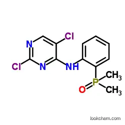 CAS:1197953-49-3 4-(orthodimethylphosphinylanilino)-5-chloro-2-chloropyrimidine