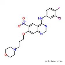 CAS:267243-64-1 N-(3-chloro-4-fluorophenyl)-7-(3-morpholin-4-ylpropoxy)-6-nitroquinazolin-4-amine