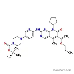CAS:866084-31-3 2-Methyl-2-propanyl 4-(6-{[8-cyclopentyl-5-methyl-7-oxo-6-(1-prop oxyvinyl)-7,8-dihydropyrido[2,3-d]pyrimidin-2-yl]amino}-3-pyridin yl)-1-piperazinecarboxylate