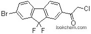 1-(7-Bromo-9,9-difluoro-9H-fluoren-2-yl)-2-chloroethanone