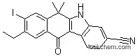 9-Ethyl-6,6-dimethyl-8-iodo-11-oxo-6,11-dihydro-5H-benzo[b]carbazole-3-carbonitrile